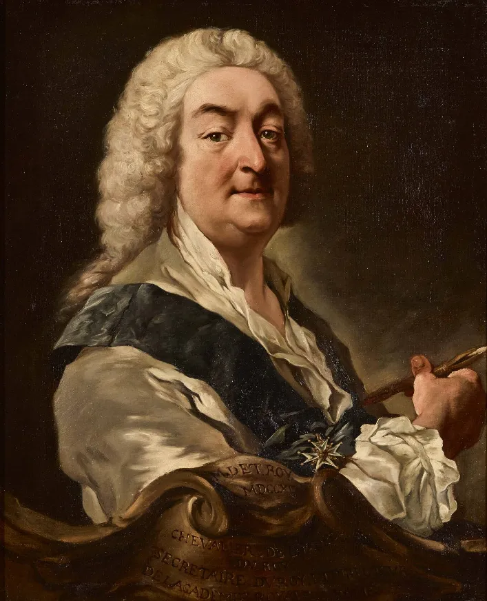 JF de Troy, Autoportrait