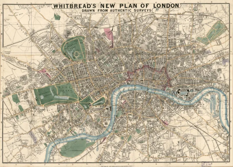 Whitbread's new plan of London