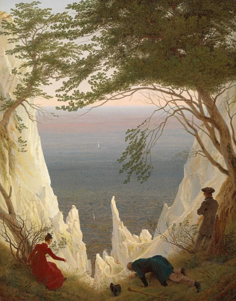 Friedrich, Falaises de craie à Rügen