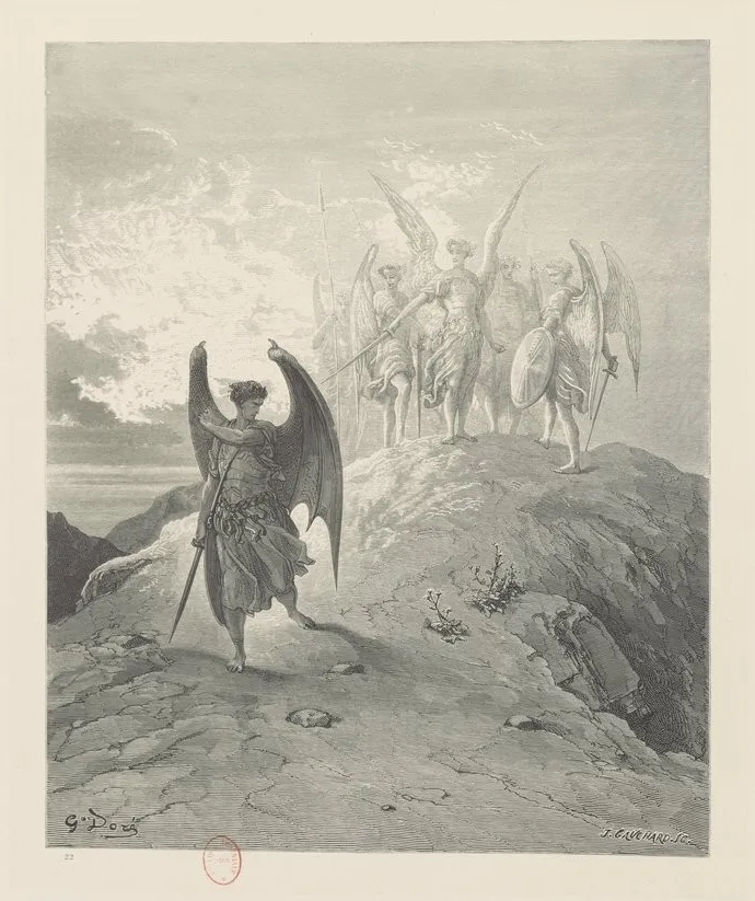 Gustave Doré, Satan vaincu