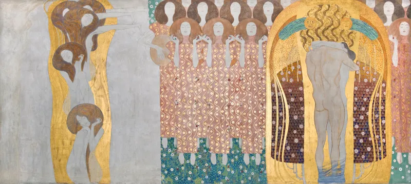 Klimt, Frise Beethoven, L'Ode à la joie