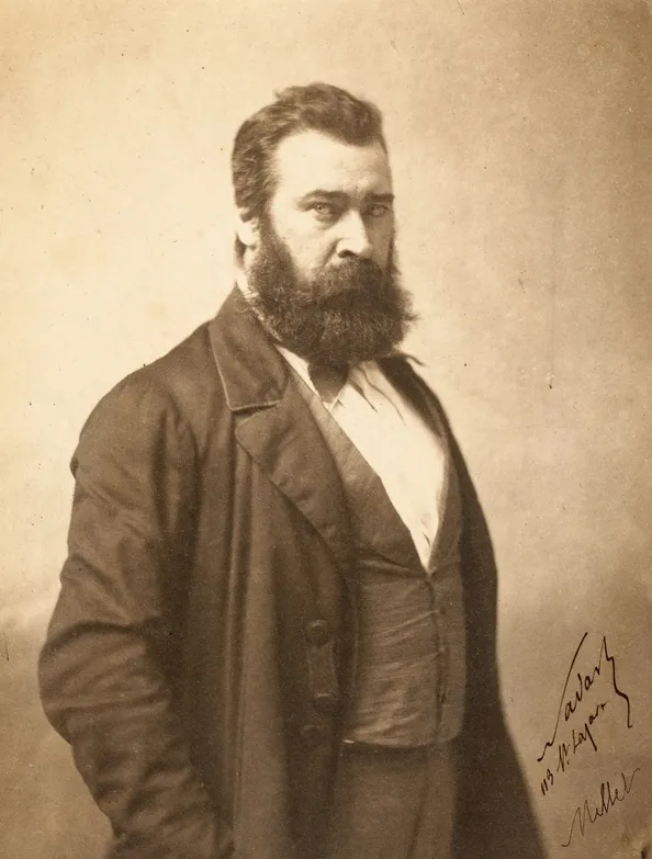 Portrait photographique de Jean-François Millet