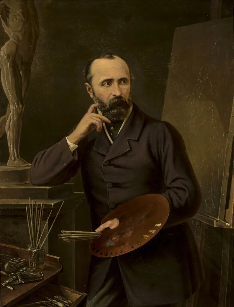 Portrait du peintre Józef Simmler