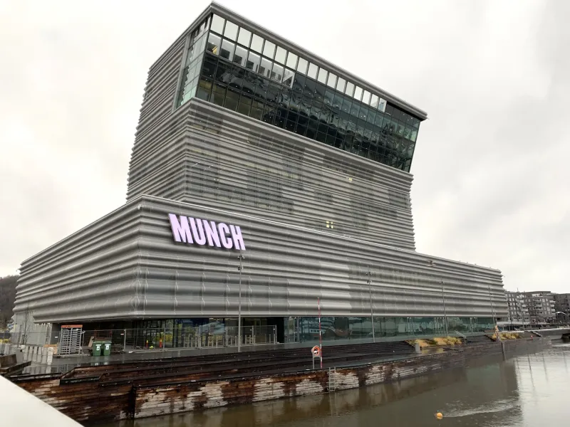 Façade du Musée Munch à Oslo